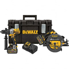 DeWALT - Cordless Tool Combination Kits Voltage: 60 Tools: Hammer Drill; 7-1/4" Circular Saw - All Tool & Supply