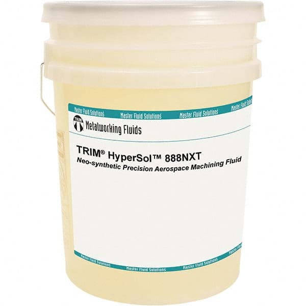 Master Fluid Solutions - TRIM HyperSol 888NXT 5 Gal Pail Cutting, Drilling, Sawing, Grinding, Tapping & Turning Fluid - All Tool & Supply