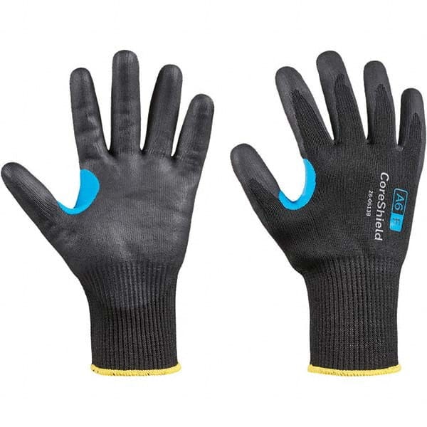 Honeywell - Size M (8), ANSI Cut Lvl A6, Puncture Lvl 1, Abrasion Lvl 6, Nitrile Coated Cut Resistant Gloves - All Tool & Supply