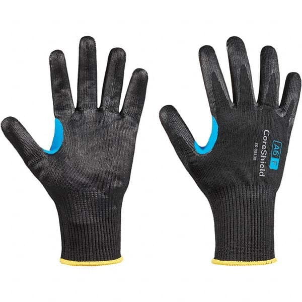 Honeywell - Size L (9), ANSI Cut Lvl A6, Puncture Lvl 1, Abrasion Lvl 6, Nitrile Coated Cut Resistant Gloves - All Tool & Supply