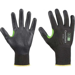 Honeywell - Size L (9), ANSI Cut Lvl A3, Puncture Lvl 1, Abrasion Lvl 6, Nitrile Coated Cut Resistant Gloves - All Tool & Supply