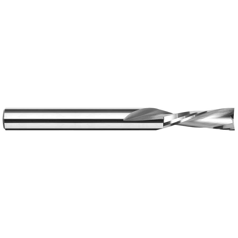 Harvey Tool - 0.05", 0.15" LOC, 1/8" Shank Diam, 1-1/2" OAL, 2 Flute, Solid Carbide Square End Mill - Exact Industrial Supply