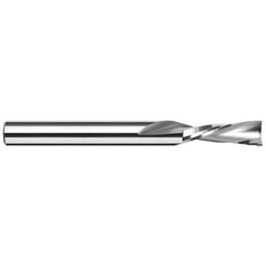 Harvey Tool - 3/32", 0.279" LOC, 1/8" Shank Diam, 1-1/2" OAL, 2 Flute Solid Carbide Square End Mill - Exact Industrial Supply