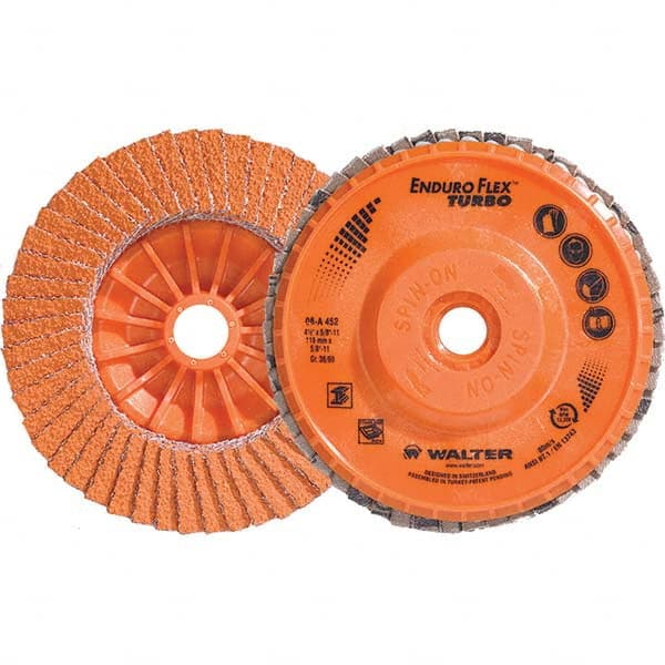 WALTER Surface Technologies - Flap Discs Abrasive Type: Coated Flap Disc Type: Type 27 - All Tool & Supply