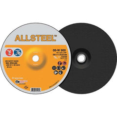 WALTER Surface Technologies - Depressed-Center Wheels Wheel Diameter (Inch): 9 Wheel Thickness (Inch): 1/4 - All Tool & Supply