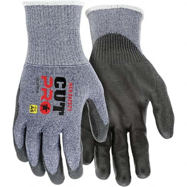 MCR Safety - Size XL, ANSI Cut Lvl A6, Puncture Lvl 4, Abrasion Lvl 4, Polyurethane Coated Cut & Puncture Resistant Gloves - All Tool & Supply