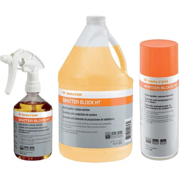 WALTER Surface Technologies - Welder's Anti-Spatter Type: Anti-Spatter Solution Container Size: 1 Gal. - All Tool & Supply