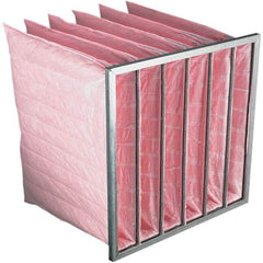 PRO-SOURCE - Bag & Cube Air Filters; Filter Type: Pocket Filter ; Nominal Height (Inch): 24 ; Nominal Width (Inch): 24 ; Nominal Depth (Inch): 29 ; Integrated Frame: Yes ; Particle Capture Efficiency (%): 80-85 - Exact Industrial Supply