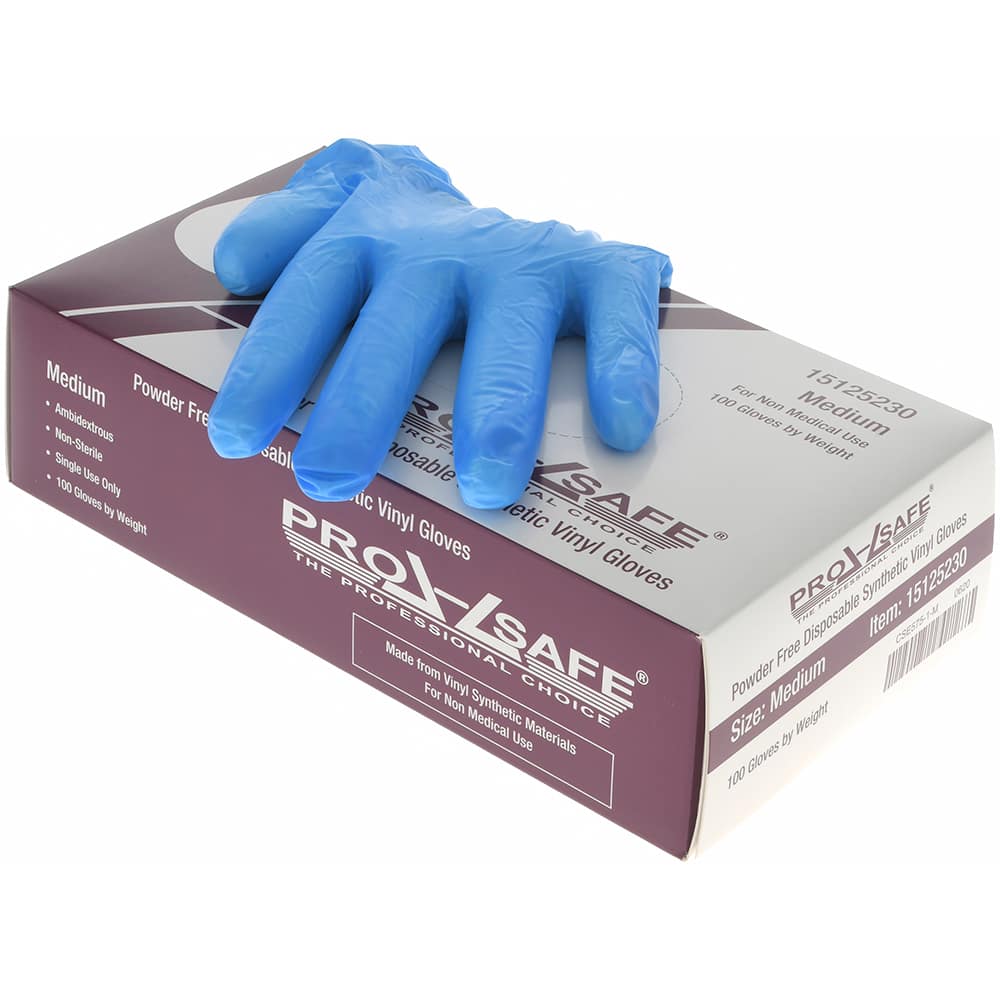 PRO-SAFE - Size M, 3 mil, Synthetic Hybrid Disposable Gloves - All Tool & Supply