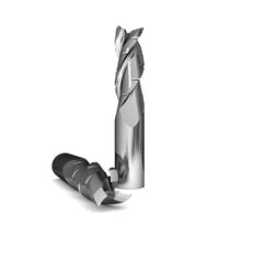 Corner Radius End Mill: 5/16″ Dia, 1-1/8″ LOC, 0.03″ Radius, 3 Flutes, Solid Carbide 3″ OAL, 5/16″ Shank Dia, 37 ° Helix, Bright/Uncoated, Corner Radius End, Centercutting, Series 1035