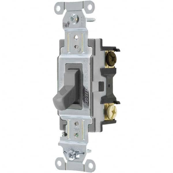 Bryant Electric - Wall & Dimmer Light Switches Switch Type: Three Way Switch Operation: Toggle - All Tool & Supply