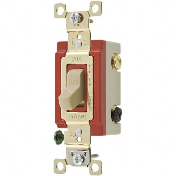 Bryant Electric - Wall & Dimmer Light Switches Switch Type: Three Way Switch Operation: Toggle - All Tool & Supply