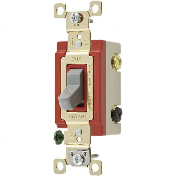 Bryant Electric - Wall & Dimmer Light Switches Switch Type: Three Way Switch Operation: Toggle - All Tool & Supply