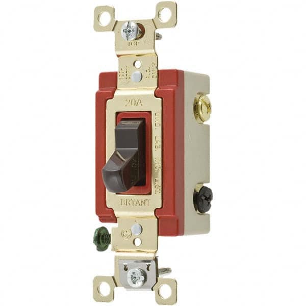 Bryant Electric - Wall & Dimmer Light Switches Switch Type: Three Way Switch Operation: Toggle - All Tool & Supply