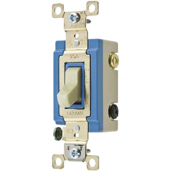 Bryant Electric - Wall & Dimmer Light Switches Switch Type: Three Way Switch Operation: Toggle - All Tool & Supply