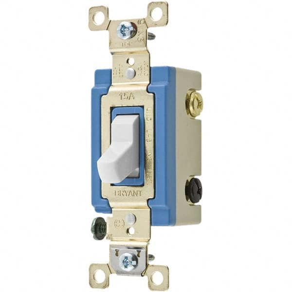 Bryant Electric - Wall & Dimmer Light Switches Switch Type: Three Way Switch Operation: Toggle - All Tool & Supply