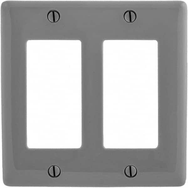 Bryant Electric - Wall Plates Wall Plate Type: Outlet Wall Plates Color: Gray - All Tool & Supply