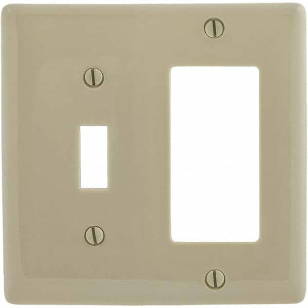 Bryant Electric - Wall Plates Wall Plate Type: Combination Wall Plates Color: Ivory - All Tool & Supply