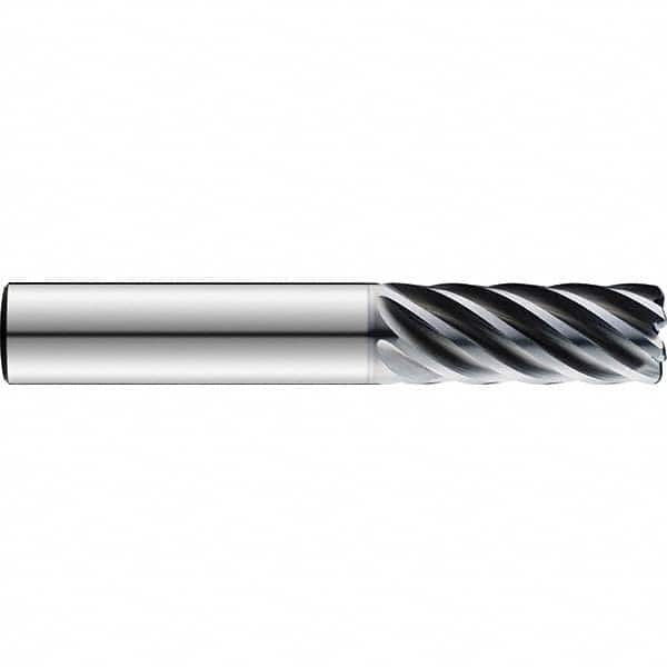 SGS - 1/2", 1-1/2" LOC, 1/2" Shank Diam, 3-1/2" OAL, 7 Flute Solid Carbide Square End Mill - All Tool & Supply