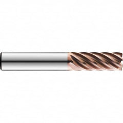 SGS - 1/2", 2" LOC, 1/2" Shank Diam, 4" OAL, 7 Flute Solid Carbide Square End Mill - All Tool & Supply