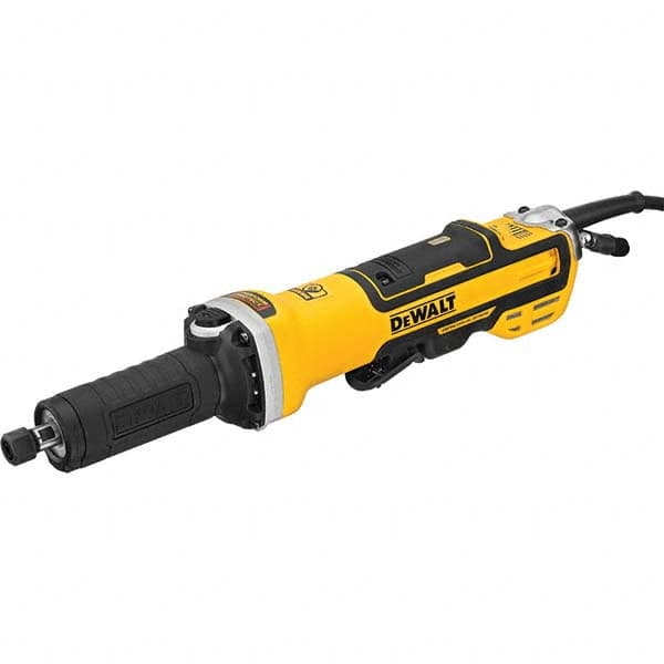 DeWALT - 1/4" Collet, 7,500-25,000 RPM, Inline, Electric Die Grinder - All Tool & Supply