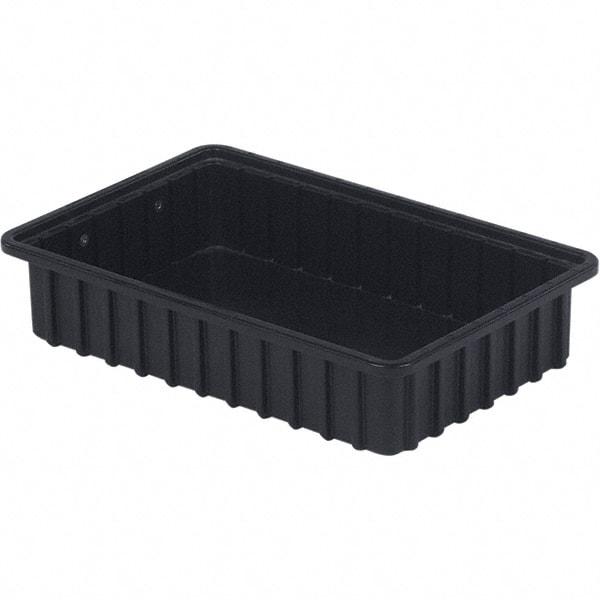 LEWISBins+ - 10-7/8" Wide x 3-1/2" High, Black Bin Divider Box - Use with DV1035 Short - All Tool & Supply