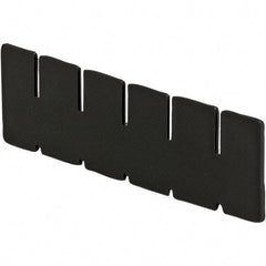 LEWISBins+ - 2-7/8" High, Black Bin Divider - Use with DC1035, Short Side Measures 2.9" Tall - All Tool & Supply