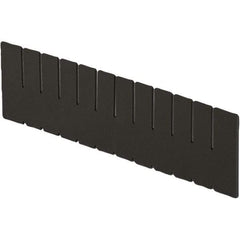 LEWISBins+ - 15" High, Black Bin Divider - Use with DC3060, Short Side Measures 5.4" Tall - All Tool & Supply