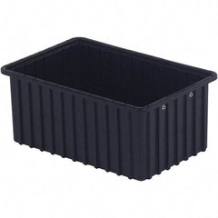 LEWISBins+ - 10-7/8" Wide x 8" High, Black Bin Divider Box - Use with DV1080 Short, DV1680 Long - All Tool & Supply