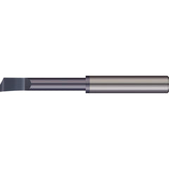 Micro 100 - Boring Bars; Minimum Bore Diameter (Decimal Inch): 0.1400 ; Minimum Bore Diameter (Inch): 9/64 ; Maximum Bore Depth (Decimal Inch): 1.2500 ; Maximum Bore Depth (Inch): 1-1/4 ; Material: Solid Carbide ; Boring Bar Type: Boring - Exact Industrial Supply