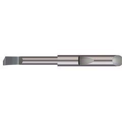 Micro 100 - Boring Bars; Minimum Bore Diameter (Decimal Inch): 0.1400 ; Minimum Bore Diameter (Inch): 9/64 ; Maximum Bore Depth (Decimal Inch): 0.6250 ; Maximum Bore Depth (Inch): 5/8 ; Material: Solid Carbide ; Boring Bar Type: Boring - Exact Industrial Supply