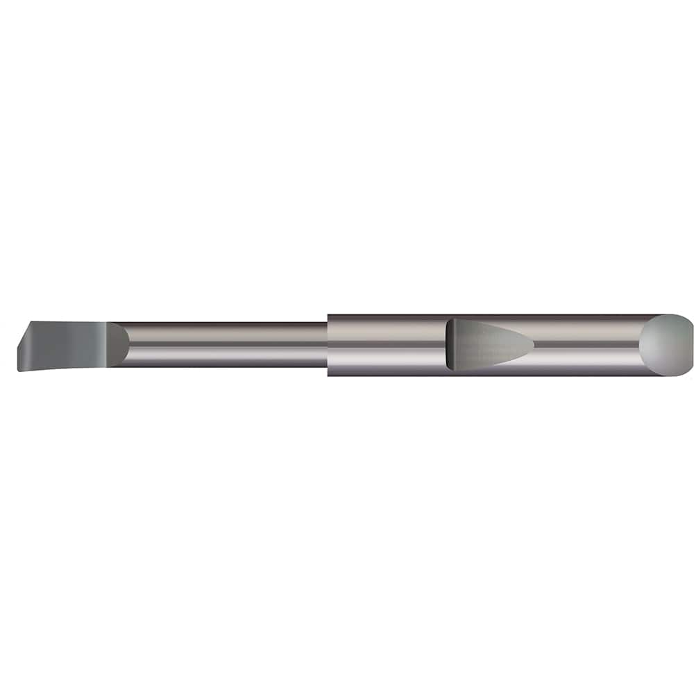 Micro 100 - Boring Bars; Minimum Bore Diameter (Decimal Inch): 0.0950 ; Maximum Bore Depth (Decimal Inch): 0.5620 ; Maximum Bore Depth (Inch): 9/16 ; Material: Solid Carbide ; Boring Bar Type: Boring ; Shank Diameter (Decimal Inch): 0.1875 - Exact Industrial Supply