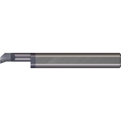 Boring Bar: 0.196″ Min Bore, 3/8″ Max Depth, Right Hand Cut, Solid Carbide 1/4″ Shank Dia, 2-1/2″ OAL, 0.006″ Corner Radius