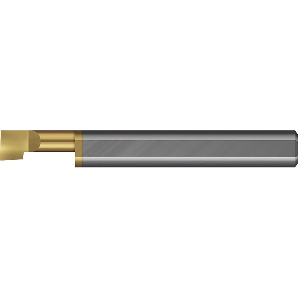 Micro 100 - Boring Bars; Minimum Bore Diameter (Decimal Inch): 0.1800 ; Maximum Bore Depth (Decimal Inch): 0.5000 ; Maximum Bore Depth (Inch): 1/2 ; Material: Solid Carbide ; Boring Bar Type: Boring ; Shank Diameter (Decimal Inch): 0.2500 - Exact Industrial Supply