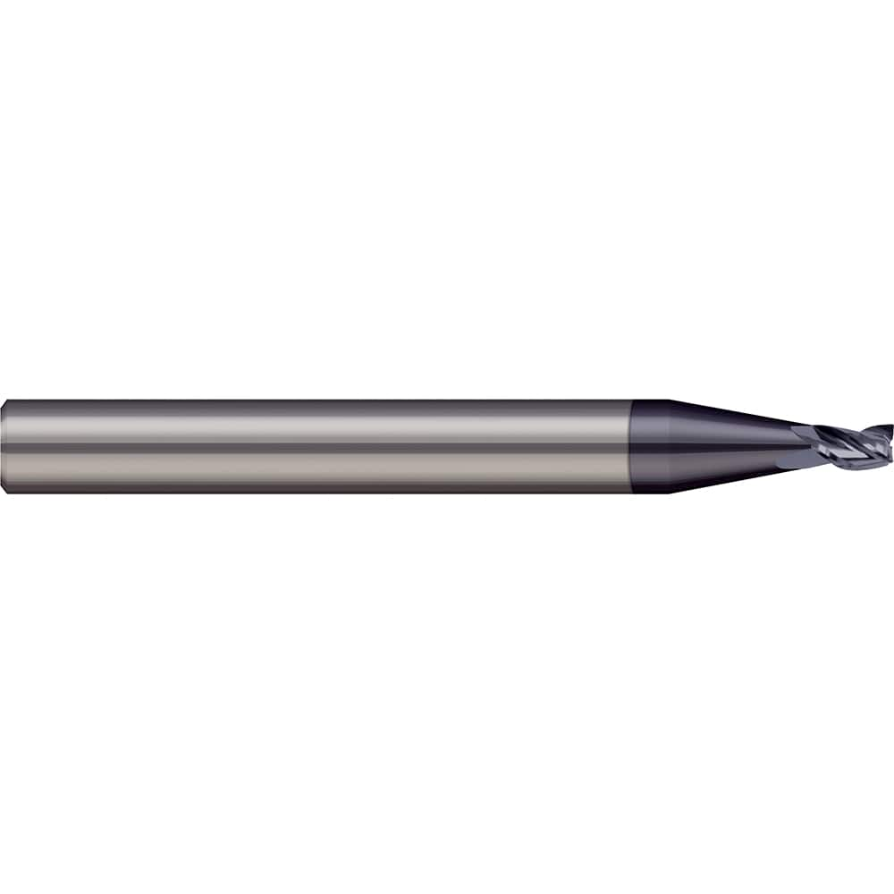 Micro 100 - Square End Mills; Mill Diameter (Decimal Inch): 0.0250 ; Length of Cut (Decimal Inch): 0.0380 ; Material: Solid Carbide ; Finish/Coating: nACRo ; Shank Diameter (Inch): 1/8 ; Single or Double End: Single - Exact Industrial Supply