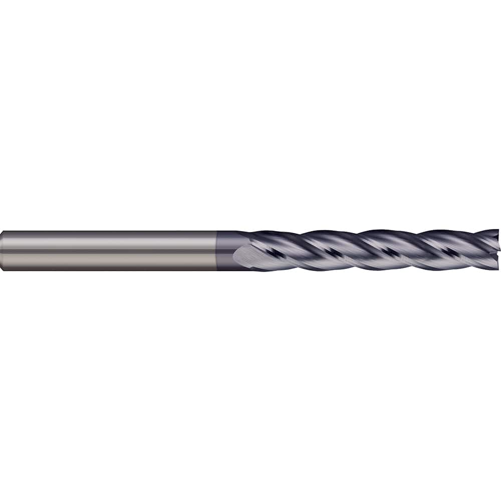 Square End Mill: 0.3937'' Dia, 1.4961'' LOC, 3 Flutes, Solid Carbide Single End, AlTiN Finish, 30 ° Helix, Centercutting, RH Cut, RH Flute