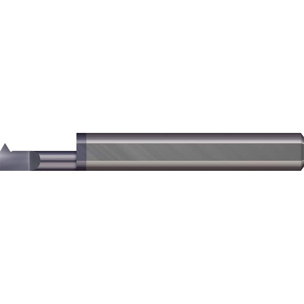 Micro 100 - Single Point Threading Tools; Thread Type: Internal ; Material: Solid Carbide ; Profile Angle: 60 ; Threading Diameter (Decimal Inch): 0.2000 ; Cutting Depth (Decimal Inch): 0.7500 ; Maximum Threads Per Inch: 40 - Exact Industrial Supply