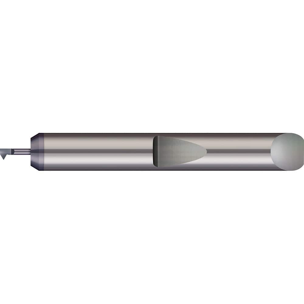 Micro 100 - Single Point Threading Tools; Thread Type: Internal ; Material: Solid Carbide ; Profile Angle: 60 ; Threading Diameter (Decimal Inch): 0.0350 ; Threading Diameter (mm): 0.90 ; Cutting Depth (Decimal Inch): 0.1500 - Exact Industrial Supply