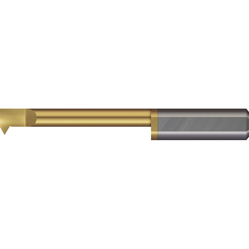 Micro 100 - Single Point Threading Tools; Thread Type: Internal ; Material: Solid Carbide ; Profile Angle: 60 ; Threading Diameter (mm): 7.40 ; Cutting Depth (Decimal Inch): 0.7874 ; Cutting Depth (mm): 20.00