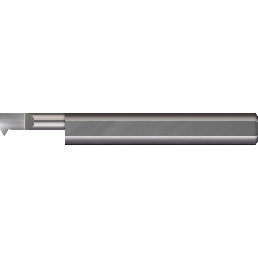 Micro 100 - Single Point Threading Tools; Thread Type: Internal ; Material: Solid Carbide ; Profile Angle: 60 ; Threading Diameter (Decimal Inch): 0.1800 ; Cutting Depth (Decimal Inch): 0.3500 ; Maximum Threads Per Inch: 56 - Exact Industrial Supply