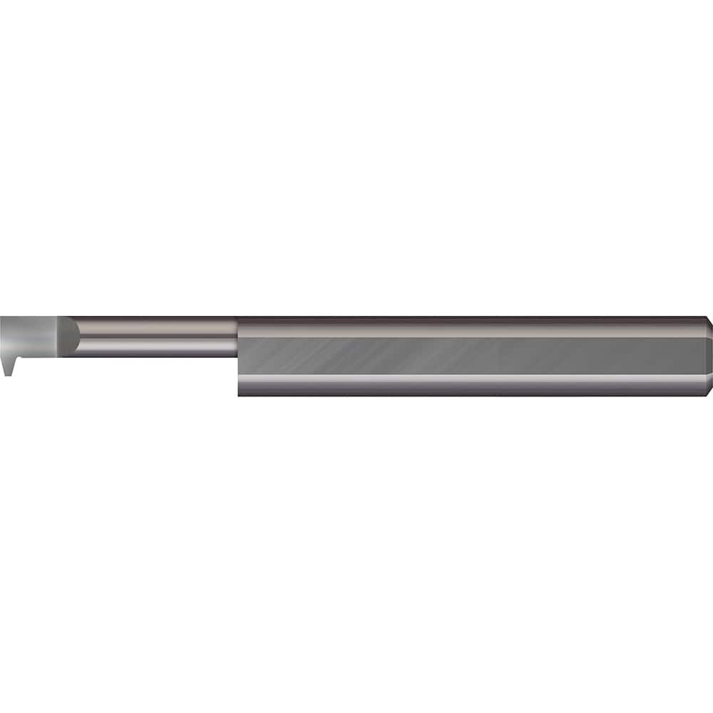 Micro 100 - Single Point Threading Tools; Thread Type: ACME Internal ; Material: Solid Carbide ; Profile Angle: 29 ; Threading Diameter (Decimal Inch): 0.2550 ; Cutting Depth (Decimal Inch): 1.2500 ; Maximum Threads Per Inch: 14 - Exact Industrial Supply