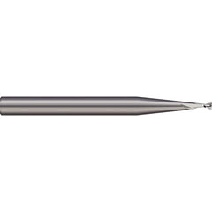 Micro 100 - Square End Mills; Mill Diameter (mm): 0.30 ; Mill Diameter (Decimal Inch): 0.0118 ; Length of Cut (mm): 0.9000 ; Length of Cut (Decimal Inch): 0.0354 ; Material: Solid Carbide ; Finish/Coating: Uncoated - Exact Industrial Supply