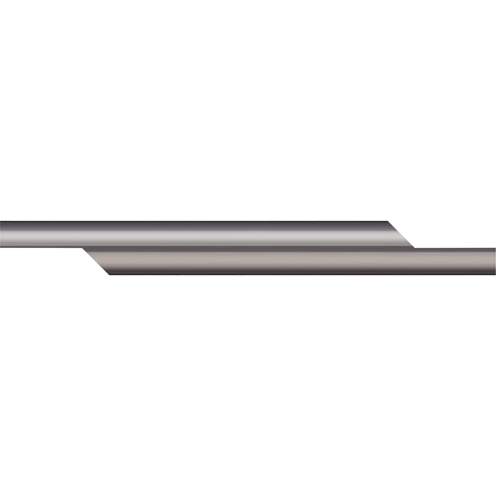 Micro 100 - Tool Bit Blanks; Material: Solid Carbide ; End Shape: Split End ; Width/Diameter (Inch): 1/2 ; Overall Length (Inch): 4 - Exact Industrial Supply