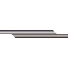 Micro 100 - Tool Bit Blanks; Material: Solid Carbide ; End Shape: Split End ; Width/Diameter (Inch): 1/2 ; Overall Length (Inch): 3 - Exact Industrial Supply