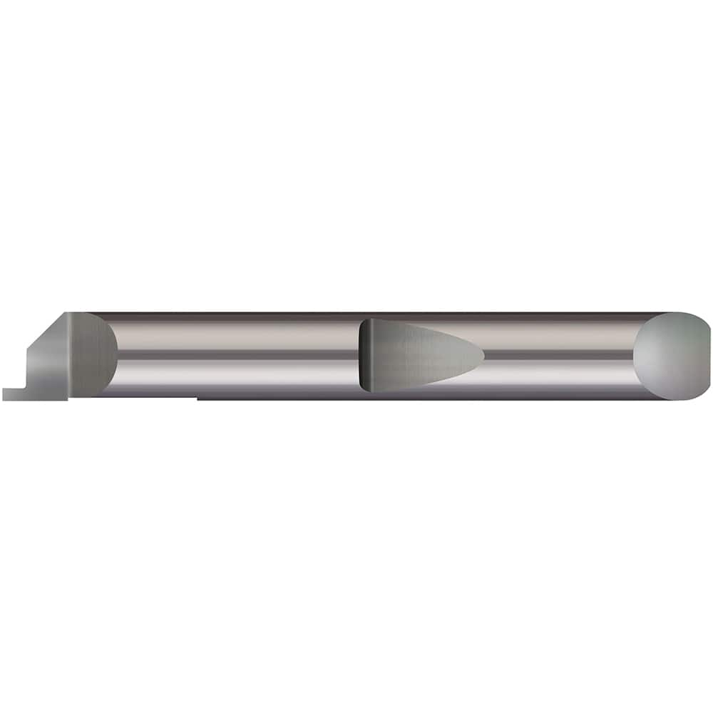 Micro 100 - Grooving Tools; Grooving Tool Type: Face ; Material: Solid Carbide ; Shank Diameter (Decimal Inch): 0.2500 ; Shank Diameter (Inch): 1/4 ; Groove Width (Decimal Inch): 0.0170 ; Projection (Decimal Inch): 0.0250 - Exact Industrial Supply