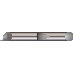 Micro 100 - Grooving Tools; Grooving Tool Type: Face ; Material: Solid Carbide ; Shank Diameter (Decimal Inch): 0.1875 ; Shank Diameter (Inch): 3/16 ; Groove Width (Decimal Inch): 0.0620 ; Projection (Decimal Inch): 0.1500 - Exact Industrial Supply