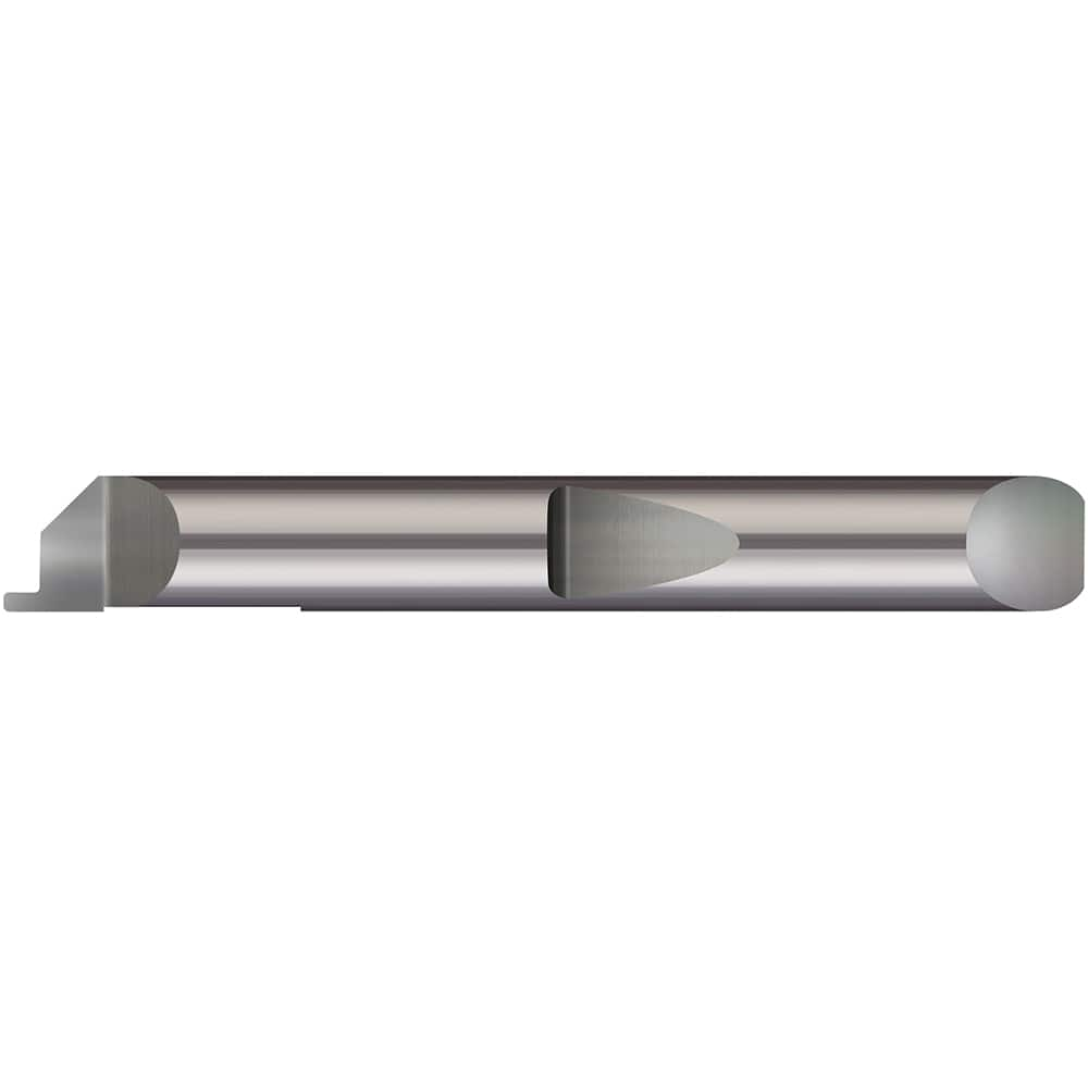 Micro 100 - Grooving Tools; Grooving Tool Type: Face ; Material: Solid Carbide ; Shank Diameter (Decimal Inch): 0.1875 ; Shank Diameter (Inch): 3/16 ; Groove Width (Decimal Inch): 0.0150 ; Projection (Decimal Inch): 0.0250 - Exact Industrial Supply