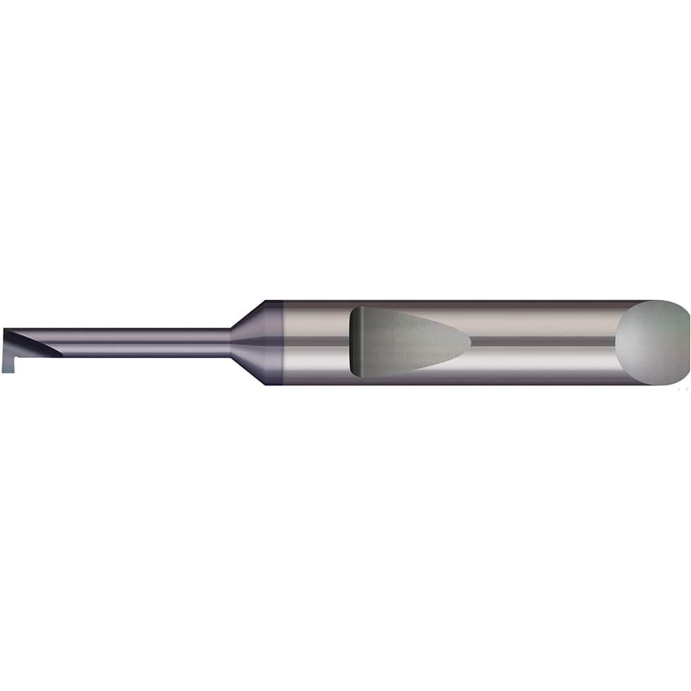 Grooving Tool: Retaining Ring Solid Carbide, 3/16″ Shank Dia, 0.02″ Groove Width