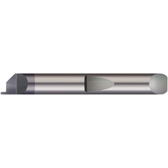 Micro 100 - Grooving Tools; Grooving Tool Type: Face ; Material: Solid Carbide ; Shank Diameter (Decimal Inch): 0.1875 ; Shank Diameter (Inch): 3/16 ; Groove Width (Decimal Inch): 0.0620 ; Projection (Decimal Inch): 0.1000 - Exact Industrial Supply