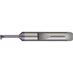 Grooving Tool: Full Radius Solid Carbide, 3/16″ Shank Dia, 0.03″ Groove Width